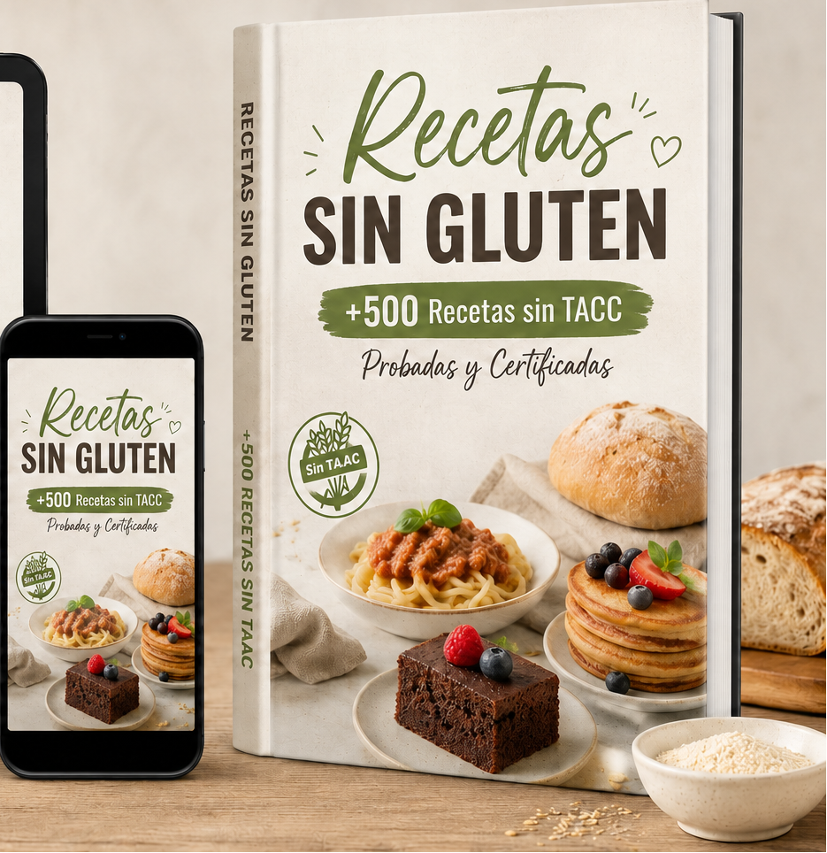 +500 RECETAS SIN TACC + BONOS